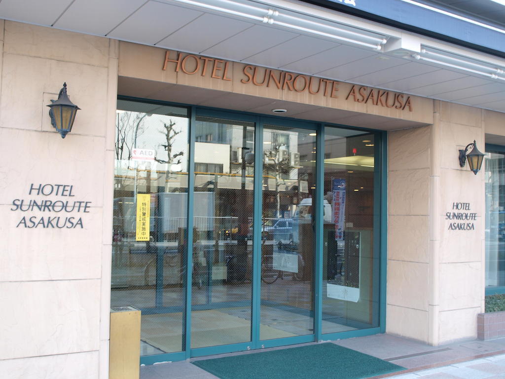 Hotel Sunroute Asakusa Tokio Exterior foto